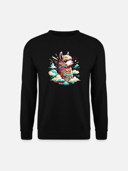Alpaca - Unisex Sweatshirt - black