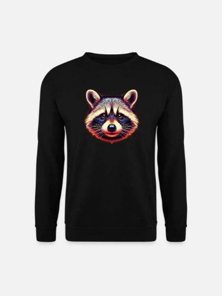 Raton laveur - Sweat-shirt Unisexe - noir