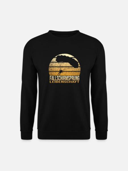 Fallschirmsprung Leidenschaft - Unisex Pullover - Schwarz