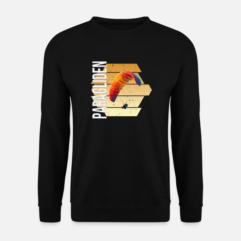 Paragliden - Unisex Pullover - Schwarz