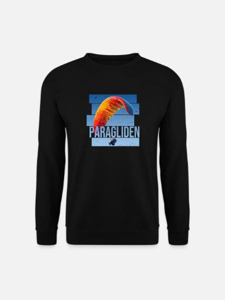 Paragliden - Unisex Pullover - Schwarz
