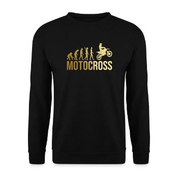 Evolution Motocross - Unisex Pullover - Schwarz - Vorne - Alina (178cm) & Michal (187cm)