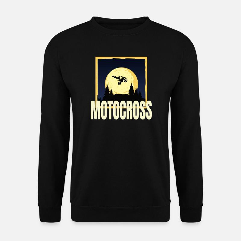 Motocross - Unisex Pullover - Schwarz