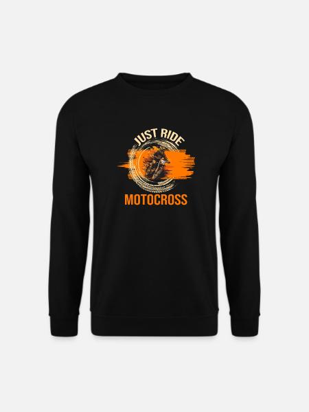 Just Ride - Motocross - Unisex Pullover - Schwarz
