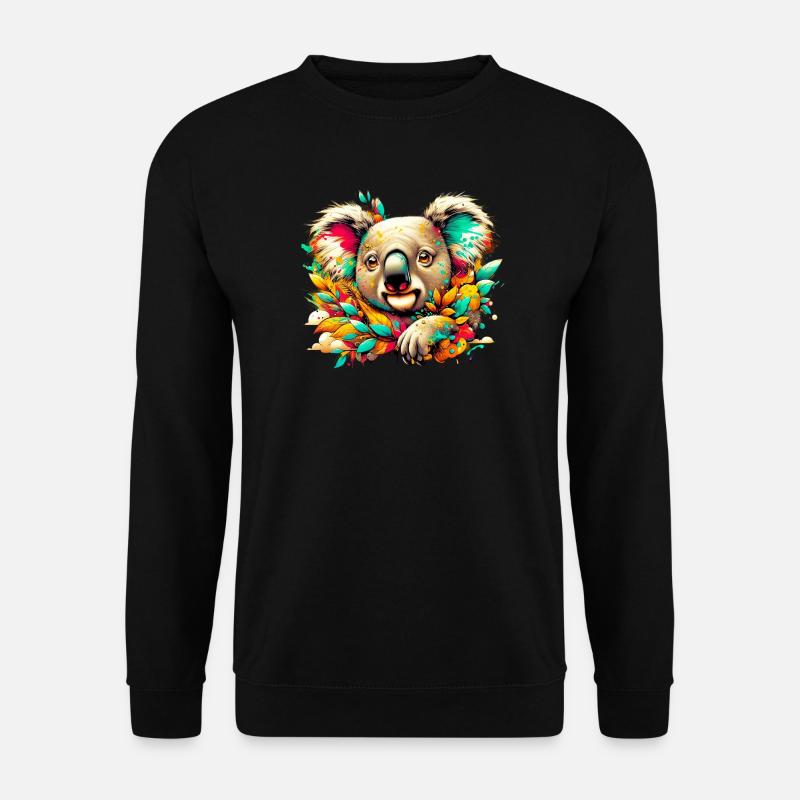 Koala - Unisex Sweatshirt - black