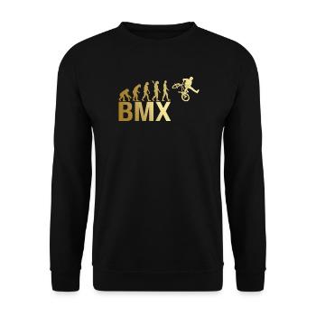 Evolution BMX - Unisex Pullover - Schwarz - Vorne - Alina (178cm) & Michal (187cm)