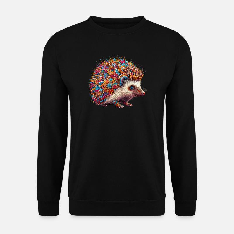 Hérisson - Sweat-shirt Unisexe - noir