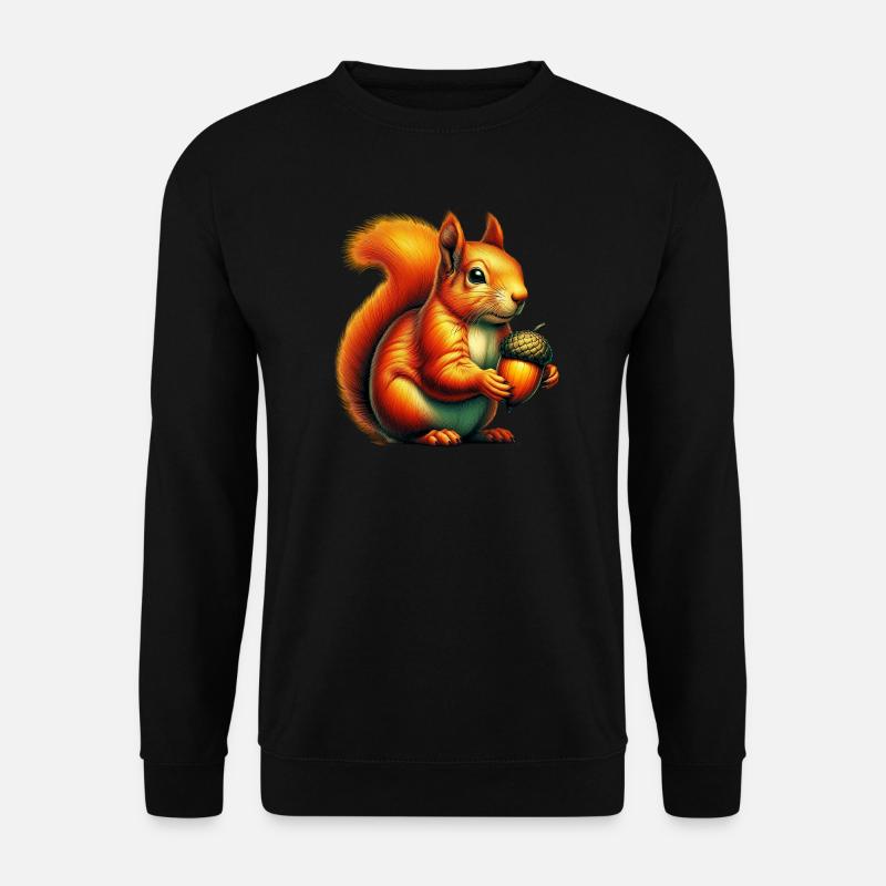 Squirrel - Unisex Sweatshirt - black