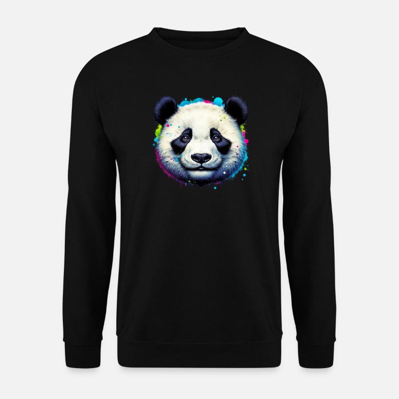 Panda - Sweat-shirt Unisexe - noir
