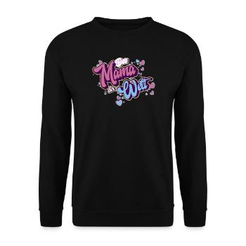 Beste Mama Der Welt - Unisex Pullover - Schwarz - Vorne - Alina (178cm) & Michal (187cm)