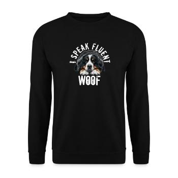 Bouvier bernois - Sweat-shirt Unisexe - noir - Devant - Alina (178cm) & Michal (187cm)
