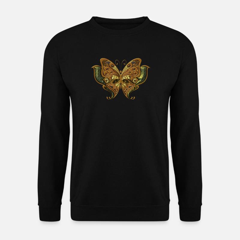 Stunning elegant butterfly. - Unisex Sweatshirt - black