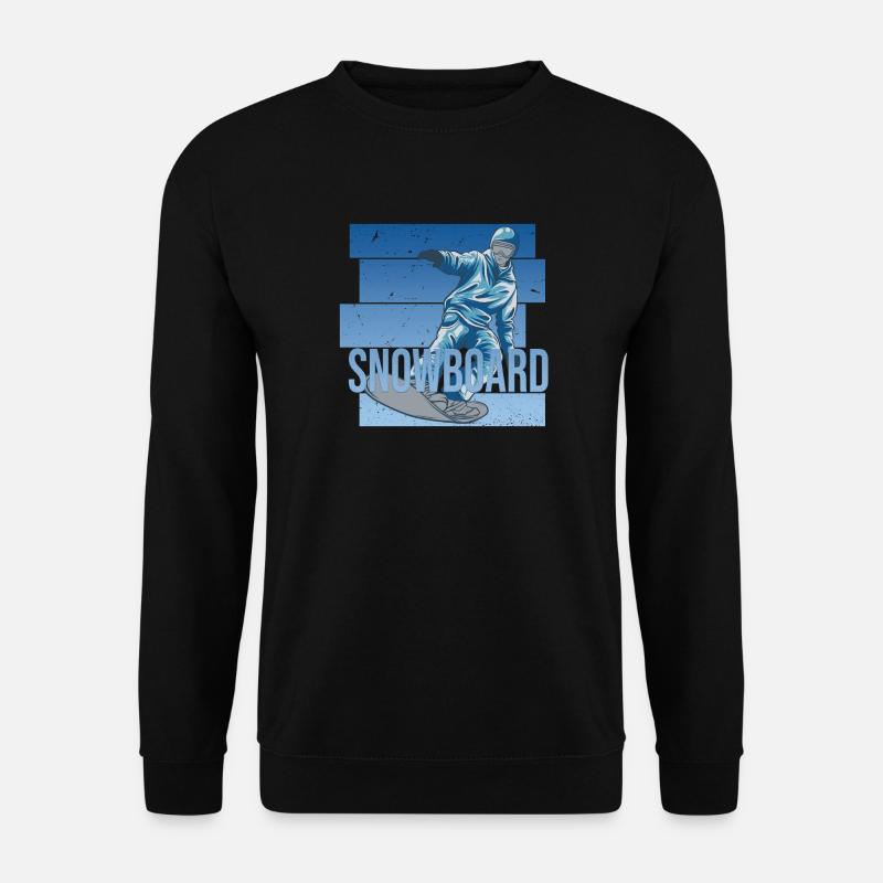 Snowboard - Unisex Pullover - Schwarz