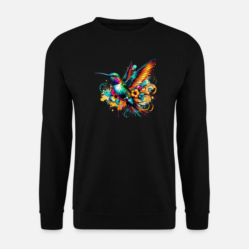 Kolibri - Unisex Pullover - Schwarz