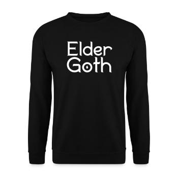 Elder Goth - Unisex Sweatshirt - black - Front - Alina (178cm) & Michal (187cm)