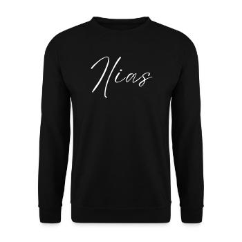T-shirt Nom Iliad cadeau pour hommes - Sweat-shirt Unisexe - noir - Devant - Alina (178cm) & Michal (187cm)
