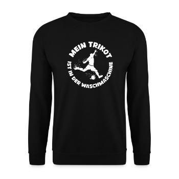 Jersey Football Drôle Dictons Lingerie icône - Sweat-shirt Unisexe - noir - Devant - Alina (178cm) & Michal (187cm)