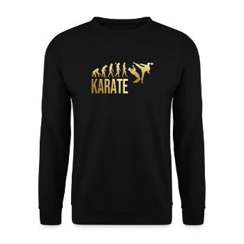 Evolution Karate - Unisex Pullover - Schwarz - Vorne - Alina (178cm) & Michal (187cm)