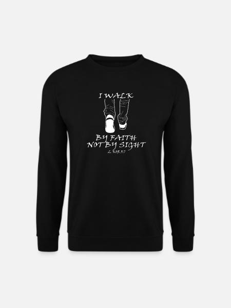 Inspirierende Sneaker Botschaft - Unisex Pullover - Schwarz