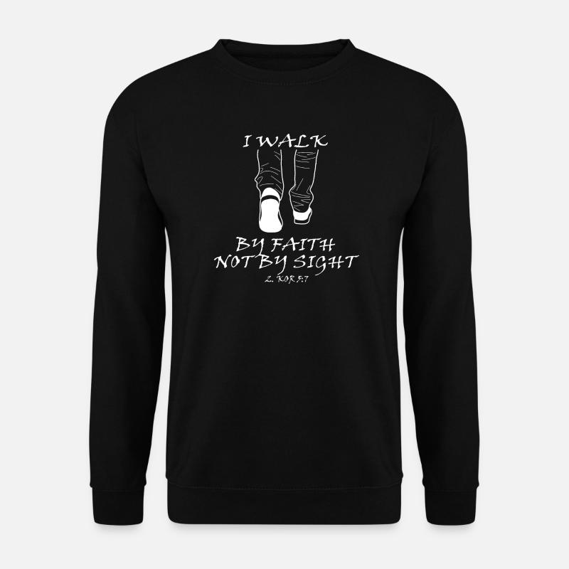 Message inspirant sur les baskets - Sweat-shirt Unisexe - noir
