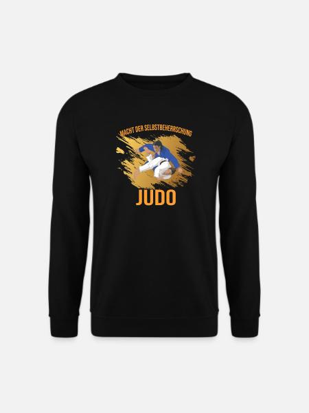 Macht der Selbstbeherrschung - Judo - Unisex Pullover - Schwarz