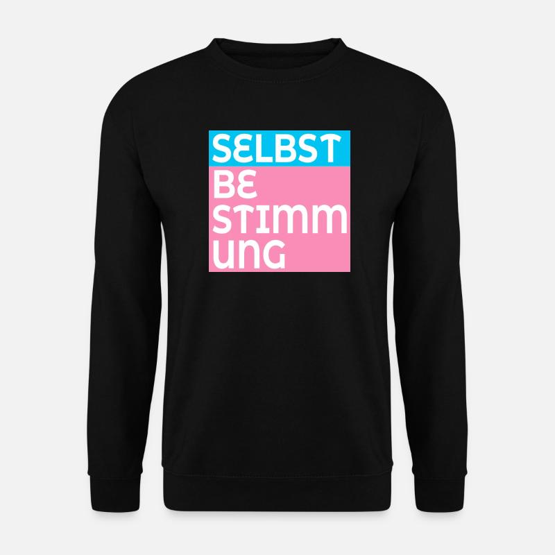 TRANS SELBSTBESTIMMUNG - Unisex Pullover - Schwarz