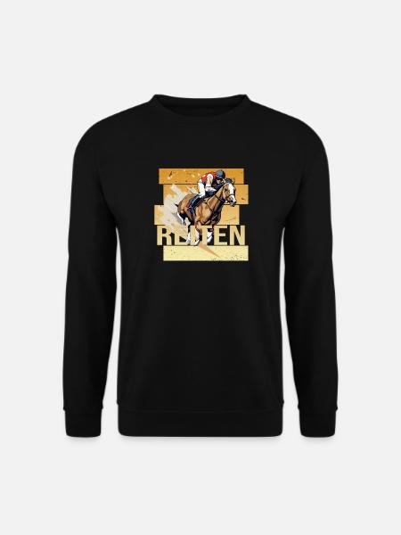 Reiten - Unisex Pullover - Schwarz