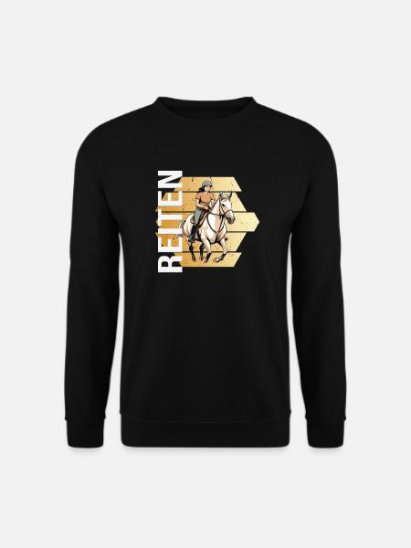 Reiten - Unisex Pullover - Schwarz