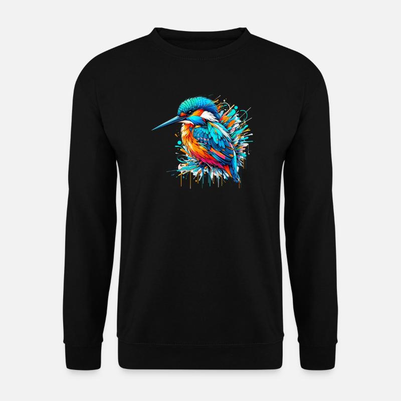 Eisvogel - Unisex Pullover - Schwarz