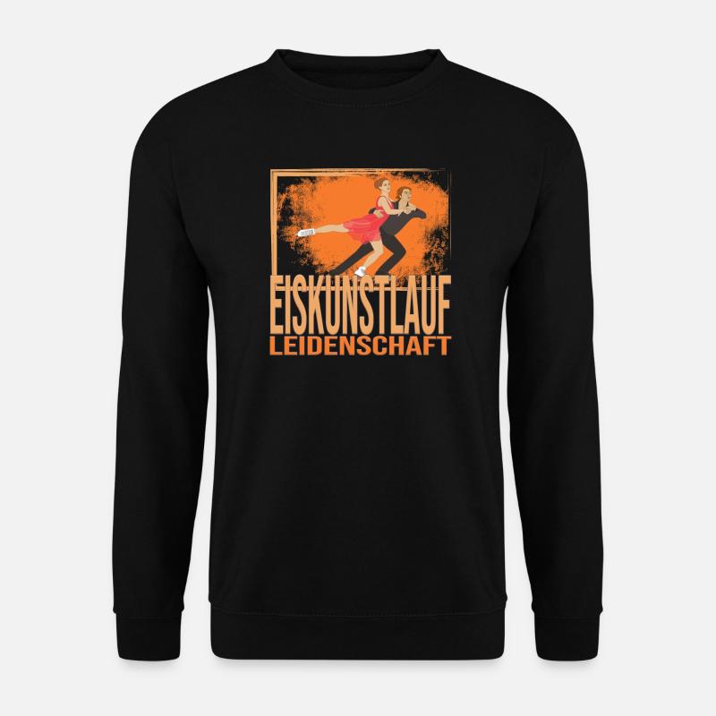 Eiskunstlauf Leidenschaft - Unisex Pullover - Schwarz
