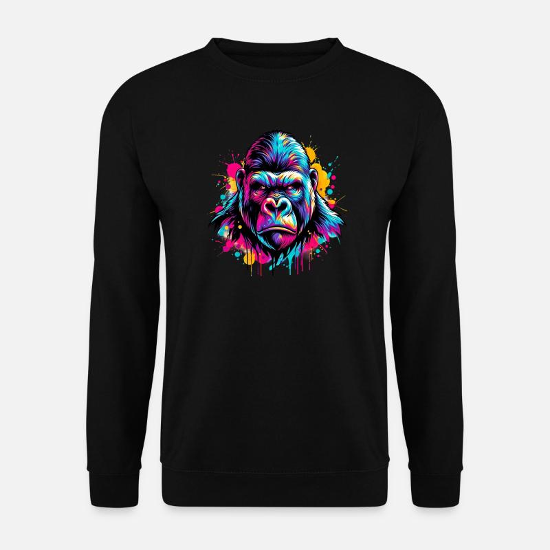Gorilla - Unisex Pullover - Schwarz