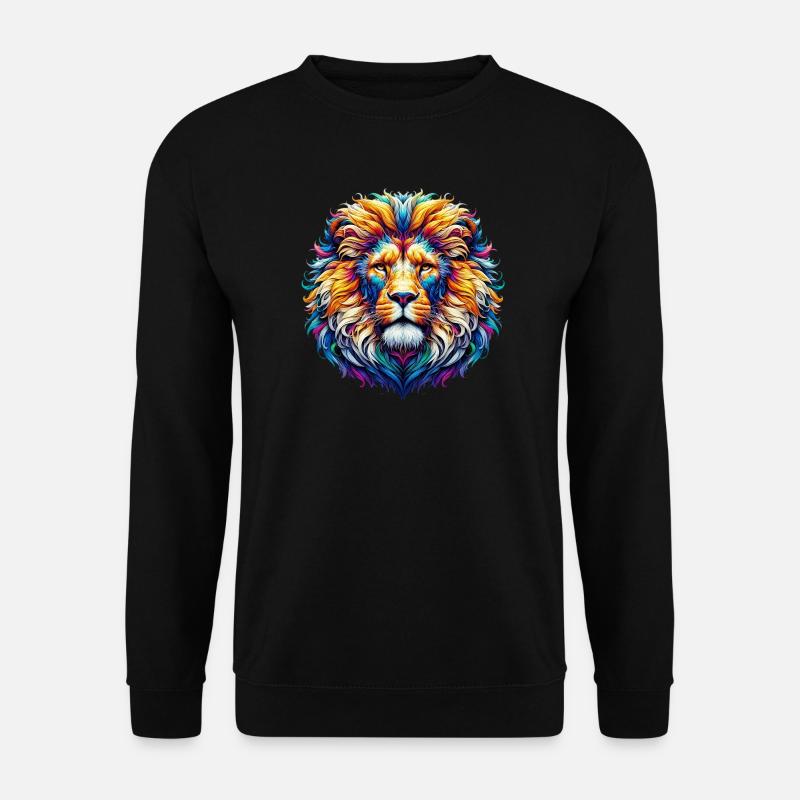 Lion - Unisex Sweatshirt - black