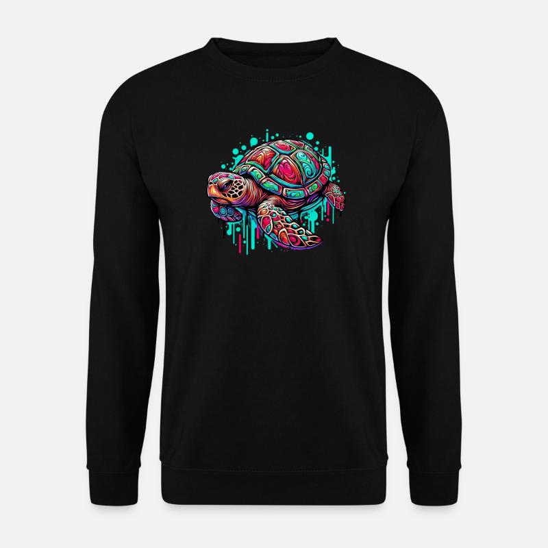 Turtle - Unisex Sweatshirt - black
