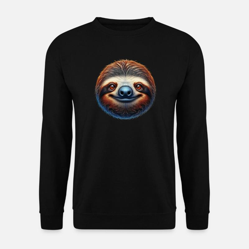 Faultier - Unisex Pullover - Schwarz