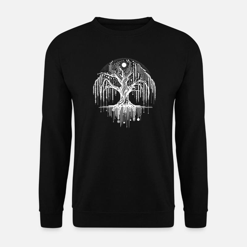 Conception de circuits numériques d’arbre de vie - Sweat-shirt Unisexe - noir