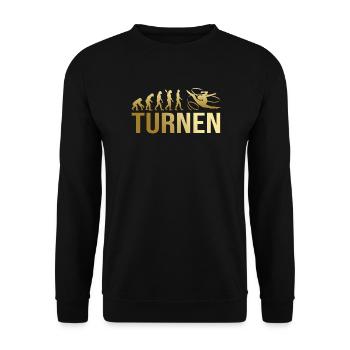 Evolution Turnen - Unisex Pullover - Schwarz - Vorne - Alina (178cm) & Michal (187cm)