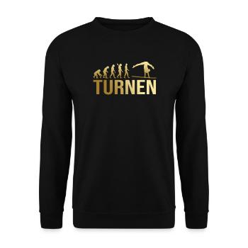 Evolution Turnen - Unisex Pullover - Schwarz - Vorne - Alina (178cm) & Michal (187cm)