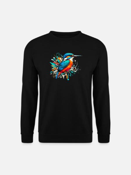 Eisvogel - Unisex Pullover - Schwarz
