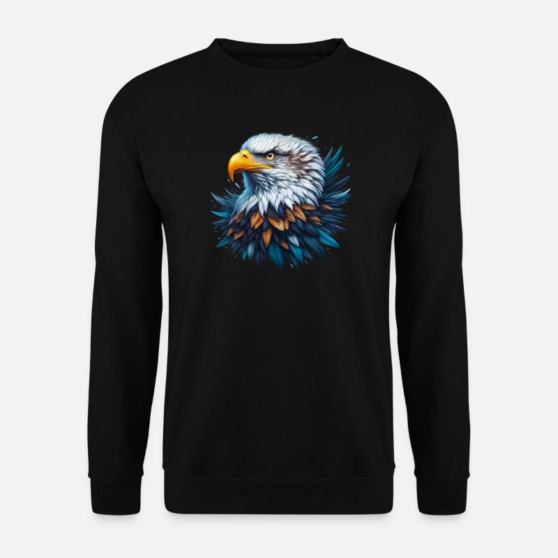 Eagle - Unisex Sweatshirt - black