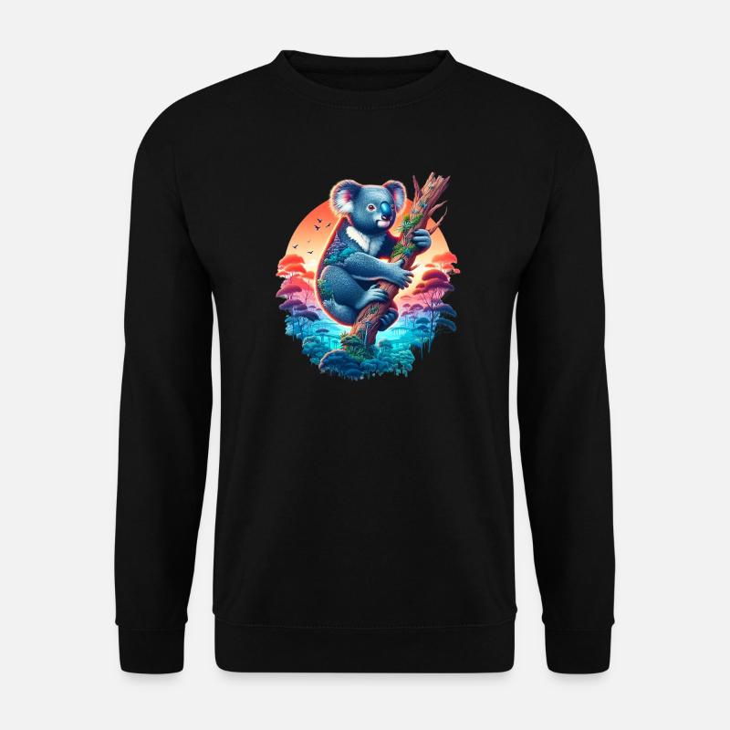 Koala - Unisex Sweatshirt - black