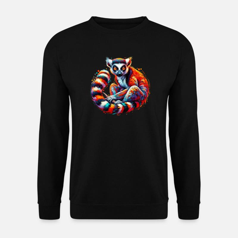 Lemur - Unisex Sweatshirt - black