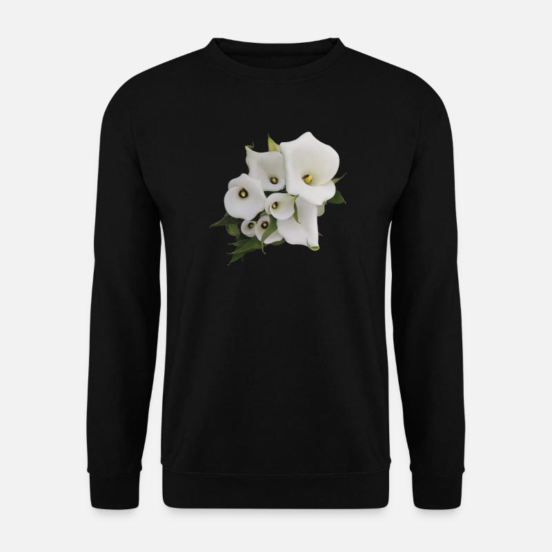 WEISSE CALLAS - Unisex Pullover - Schwarz