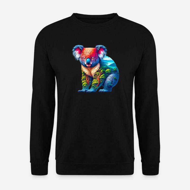 Koala - Unisex Sweatshirt - black