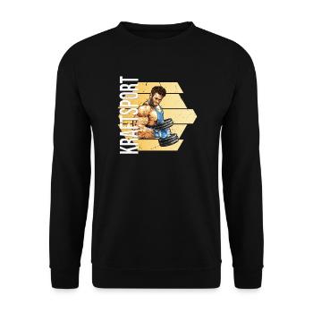 Kraftsport - Unisex Pullover - Schwarz - Vorne - Alina (178cm) & Michal (187cm)