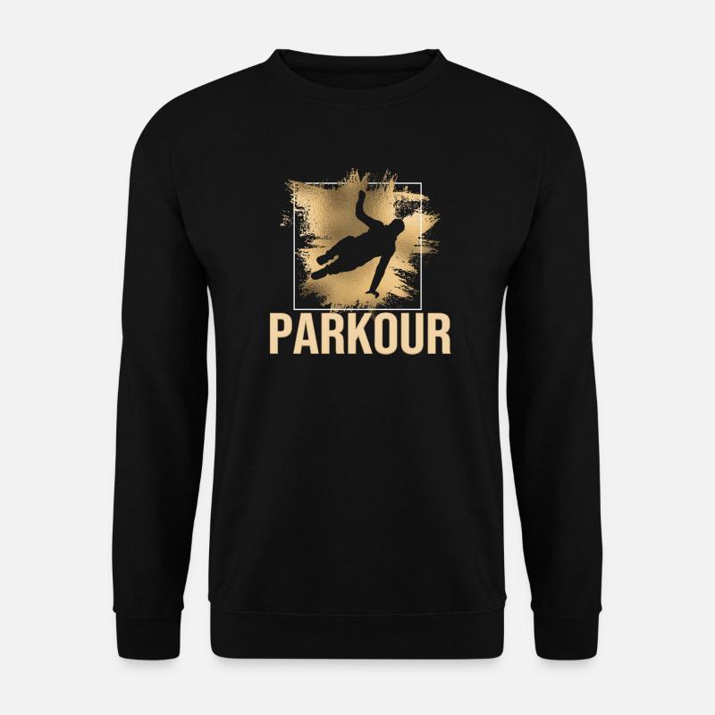 Parkour - Unisex Pullover - Schwarz