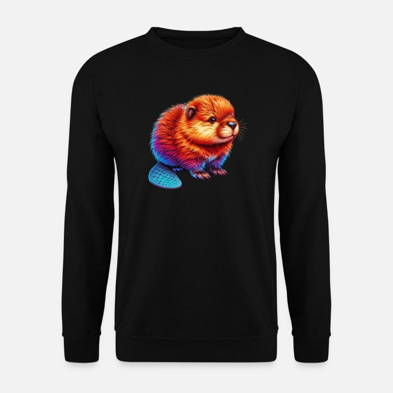 Beaver - Unisex Sweatshirt - black