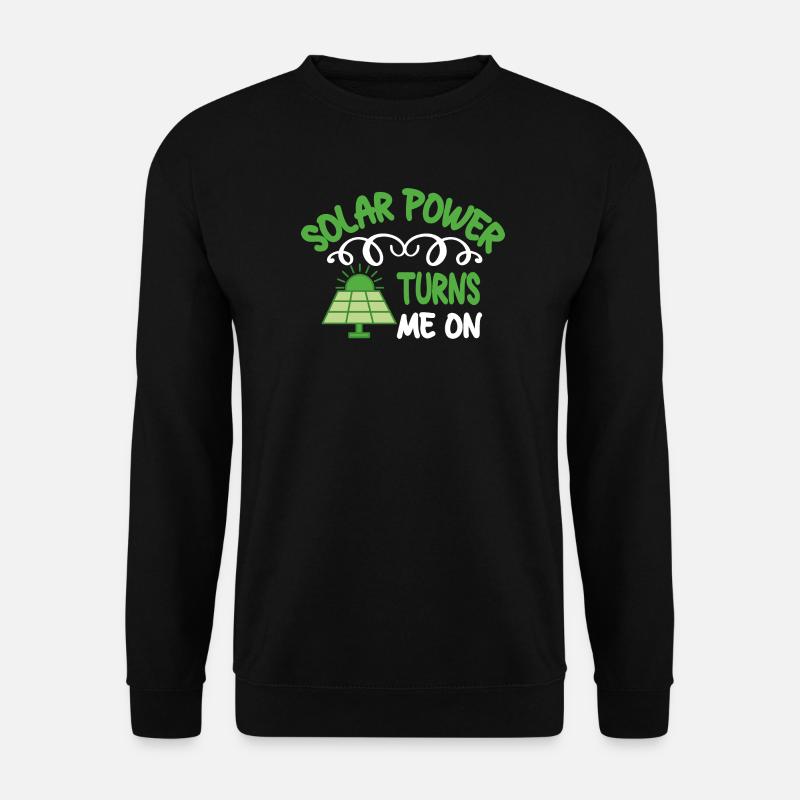 Climate Change Renewable Energy Solar Energy - Unisex Sweatshirt - black