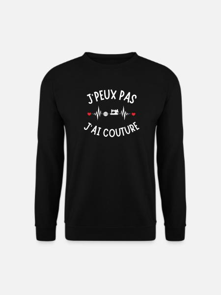 Sewing, embroidery, sewing machine - Unisex Sweatshirt - black