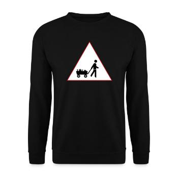Männer und Bier - was braucht man(n) mehr? - Unisex Pullover - Schwarz - Vorne - Alina (178cm) & Michal (187cm)