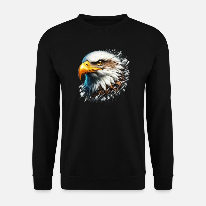 Eagle - Unisex Sweatshirt - black